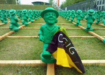 Akcja Flaga 2015 CCIG - krasnal
